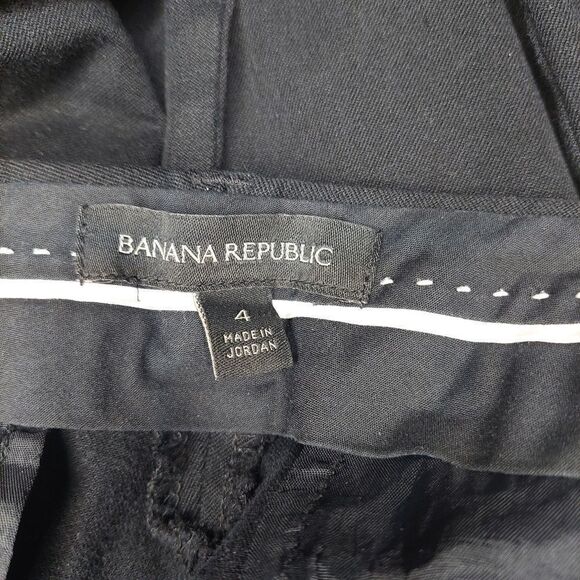 Woman's Black Banana Republic sz 4 Pants - Picture 9 of 10
